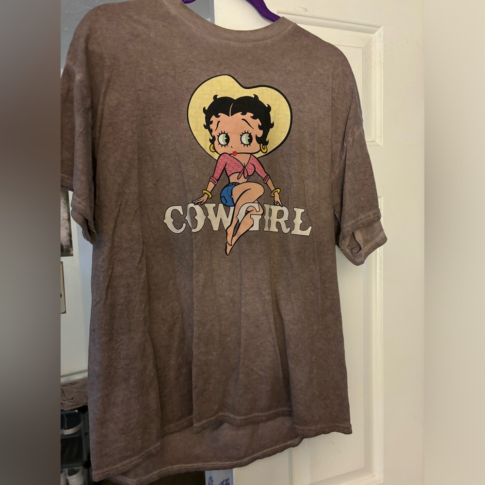 Betty boop cowgirl tshirt